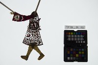 皮影戲簽桿立身偶-武生（偶身）藏品圖，第1張