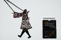 皮影戲簽桿立身偶-王爺（偶身）藏品圖，第1張