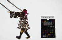 皮影戲簽桿立身偶-妖道（偶身）藏品圖，第1張