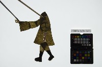 皮影戲簽桿立身偶-雜役（偶身）藏品圖，第1張