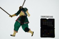 皮影戲簽桿立身偶-豬精怪（偶身）藏品圖，第1張