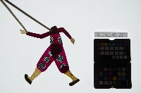 皮影戲簽桿立身偶-道童（偶身）藏品圖，第1張