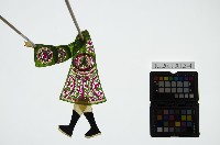 皮影戲簽桿立身偶-反派武官（偶身）藏品圖，第1張