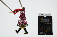 皮影戲簽桿立身偶-武生（偶身）藏品圖，第1張