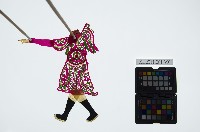 皮影戲簽桿立身偶-將軍（偶身）藏品圖，第1張