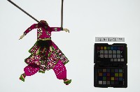 皮影戲簽桿立身偶-女將（偶身）藏品圖，第1張