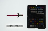 皮影戲簽桿立身偶-女將（偶身）藏品圖，第3張