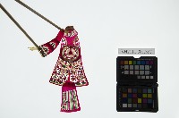 皮影戲簽桿立身偶-富貴老夫人（偶身）藏品圖，第1張