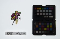 皮影戲偶頭-旦藏品圖，第1張