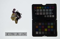 皮影戲偶頭-生藏品圖，第1張