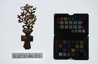 皮影戲道具-瓶花藏品圖，第1張