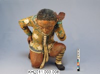 交趾陶憨蕃抬厝角塑像藏品圖，第2張