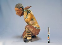 交趾陶憨蕃抬厝角塑像藏品圖，第4張