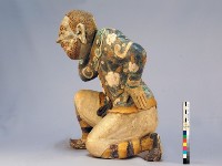 交趾陶憨蕃抬厝角塑像藏品圖，第2張