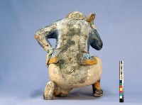 交趾陶憨蕃抬厝角塑像藏品圖，第3張