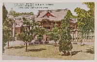 明信片（高雄神社、高雄溫浴場、高雄驛椰子樹、新濱町街道椰子樹、銀座通街道、金鵄館前通街道、大橋通、泥火山）藏品圖，第2張