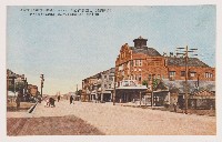 明信片（高雄神社、高雄溫浴場、高雄驛椰子樹、新濱町街道椰子樹、銀座通街道、金鵄館前通街道、大橋通、泥火山）藏品圖，第7張