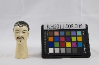 布袋戲偶-武將頭木偶頭藏品圖，第1張