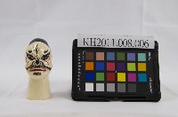 布袋戲偶-武將頭木偶頭藏品圖，第1張