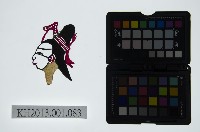 皮影戲偶頭-旦藏品圖，第1張