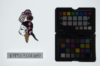 皮影戲偶頭-旦藏品圖，第1張