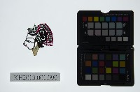 皮影戲偶頭-旦藏品圖，第1張