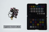 皮影戲偶頭-旦藏品圖，第1張