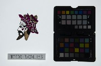 皮影戲偶頭-末藏品圖，第1張