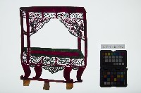 皮影戲道具-床藏品圖，第1張