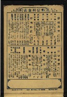 日治時期郵資表藏品圖，第2張