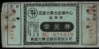 大舞台戲院遊樂中心遊樂劵藏品圖，第1張