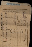 臺灣省土地關係人繳驗憑證申報書、賣渡證2張、地目變更登記申請書藏品圖，第1張