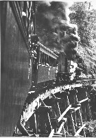 蒸氣小火車經過橋樑藏品圖，第1張