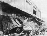 火車車廂燒毀情形藏品圖，第1張