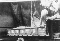 散裝肥料用網袋卸裝卡車藏品圖，第1張