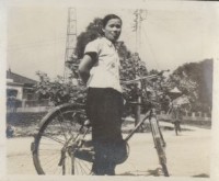 張劉添妹與腳踏車街景藏品圖，第1張