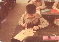 學生製作美術課童玩造型面具藏品圖，第1張