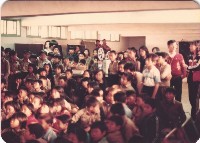 學生集合觀看宣傳影片藏品圖，第1張