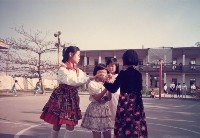 學生練習戶外藝術舞蹈表演藏品圖，第1張