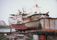 滿漁靈漁船破損情形-整體漁船輪廓藏品圖，第1張