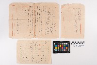 洪周蘭向稅捐處提請聲請書望准予暫緩繳納地價稅藏品圖，第1張