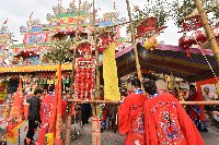 大林蒲鳳林宮五朝祈安清醮－豎立天旗藏品圖，第1張