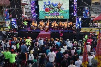 大林蒲西南瘋音樂祭─鳳鳴國小、鳳林國中鼓術隊演出藏品圖，第1張