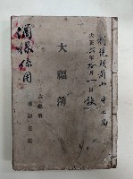 利號頭前山 中心崙 大正六年拾月一日設 大福簿
酒保係用 六龜里稇源支店藏品圖，第1張