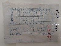 高雄縣六龜鄉義寶村自記造林地標賣樹木砍伐估價單及林木位置圖藏品圖，第1張