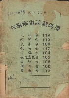 六龜鄉電話號碼簿藏品圖，第1張