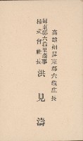 高雄州屏東郡六龜庄長 屏東郡六龜里商事株式會社長 洪見濤名片藏品圖，第1張