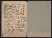 《高雄市政》合訂本第二冊（26期-50期）藏品圖，第2張