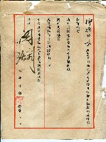 謝掙強連任第二屆高雄市長賀函藏品圖，第86張