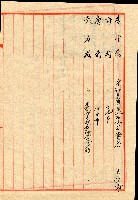 謝掙強連任第二屆高雄市長之各方賀禮清冊藏品圖，第4張